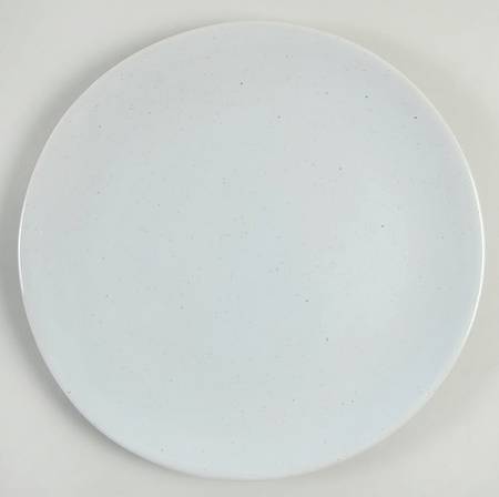 Welcome White Salad Plate