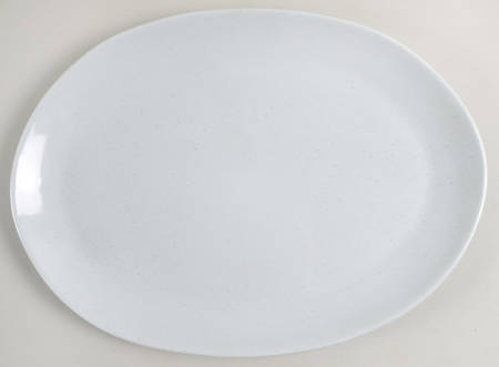 Welcome White 14" Oval Serving Platter