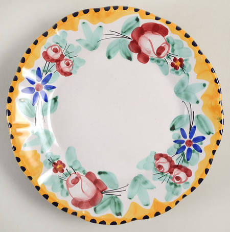 CEI7 Yellow Salad Plate