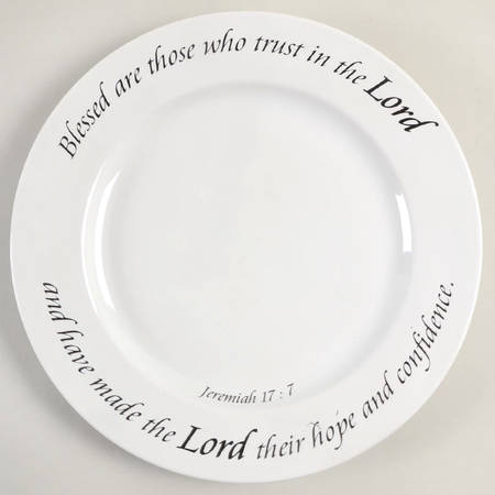 Daily Blessings Dinner Plate