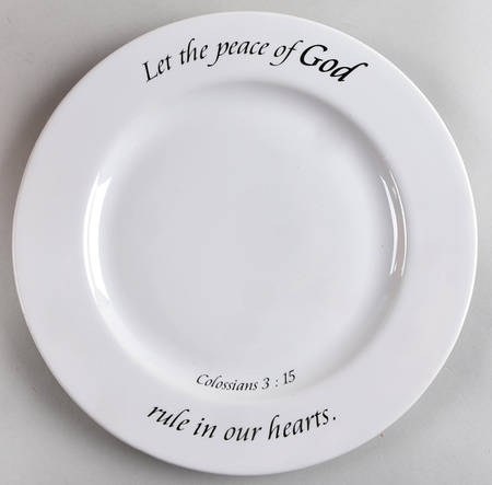 Daily Blessings Dinner Plate