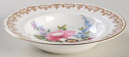 England's Bouquet (Smooth) Rim Fruit/Dessert (Sauce) Bowl