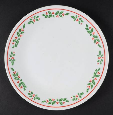 Holly (Coupe, Corelle) Luncheon Plate
