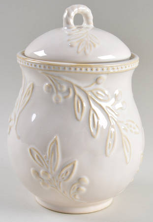 Bianca Ivory Small Canister & Lid
