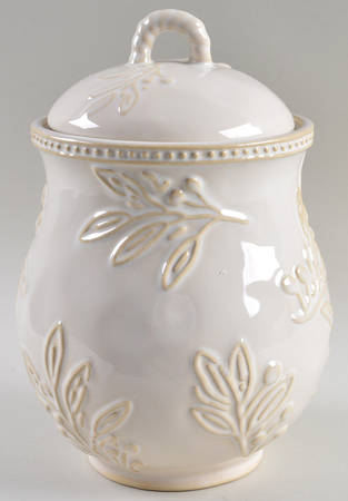 Bianca Ivory Medium Canister & Lid