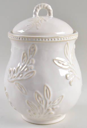 Bianca Ivory Large Canister & Lid