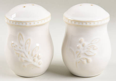 Bianca Ivory Salt & Pepper Set