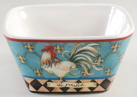 French Barnyard Individual Square Ice Cream Dish