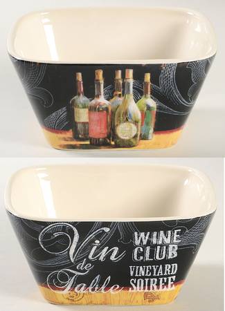 House Wine Individual Square Ice Cream Dish