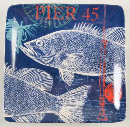 Pier 45 Square Canape Plate
