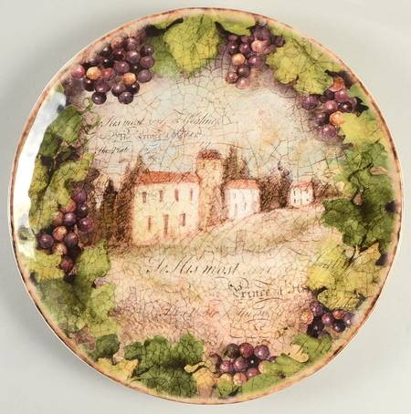 Sanctuary Wine 13" Chop Plate (Round Platter)
