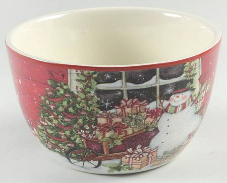 Snowman's Sleigh Individual Ice Cream Dish