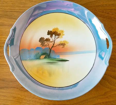 CHK38 Handled Cake Plate