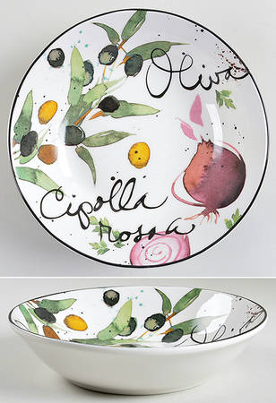 Melanzana 8" Individual Pasta Bowl