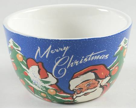 Retro Christmas Individual Ice Cream Dish