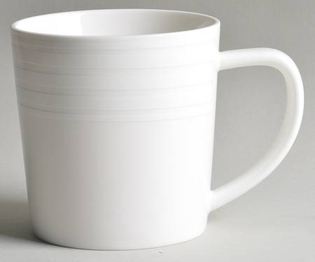 Cambridge Stripe White Mug