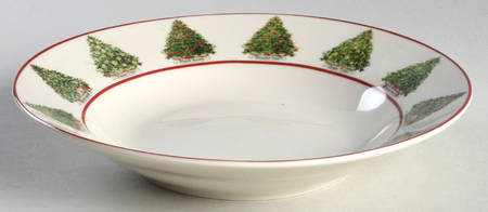 Christmas Tradition Rim Soup Bowl