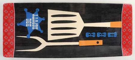 BBQ Bandit (Melamine) 19" Rectangular Tray