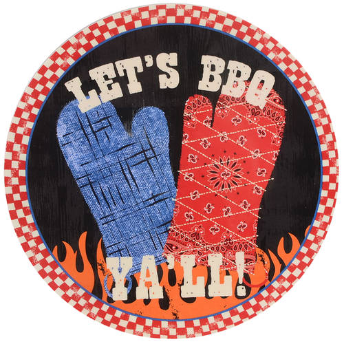 BBQ Bandit (Melamine) Salad Plate
