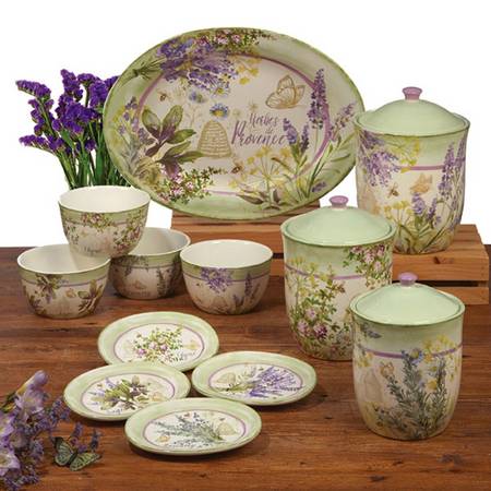 Herbes de Provence (3 Piece) Canister Set (Box Set)