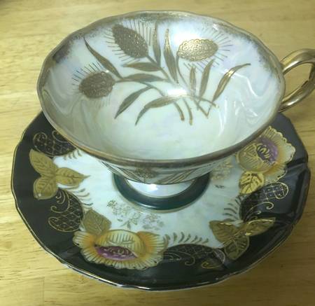 1156-130E Footed Cup & Saucer Set