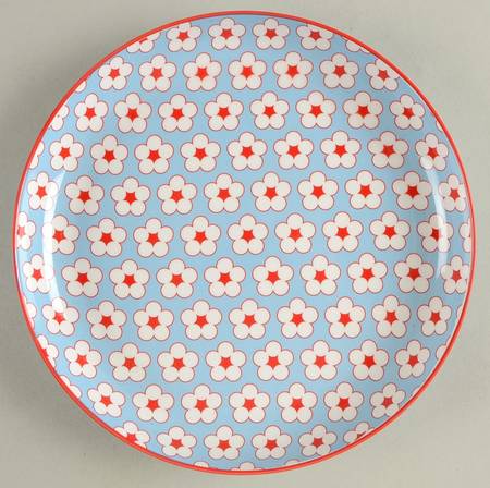 Cotton Bud Salad/Dessert Plate
