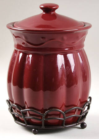 Berry Medium Canister w/Mtl Stand(Std Fits All Canister)