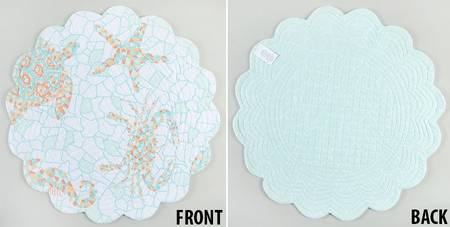 Table Linens & Accessories Round Cloth Placemat - Set of 4