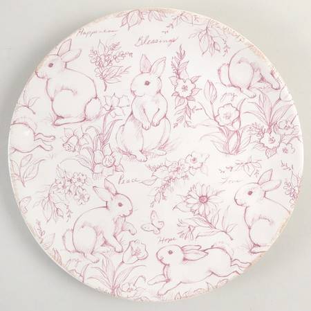 Bunny Patch Salad/Dessert Plate