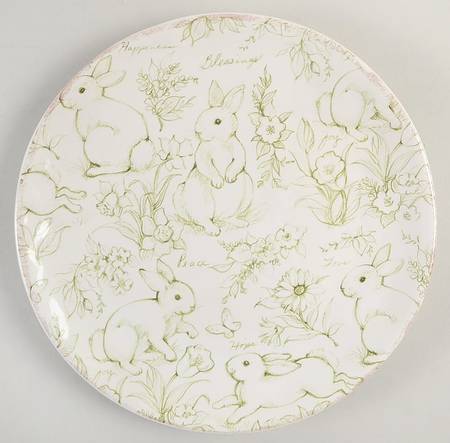 Bunny Patch Salad/Dessert Plate