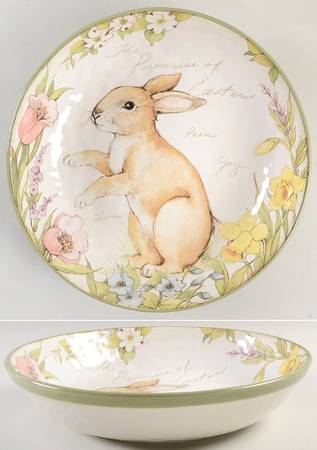 Bunny Patch 13" Pasta Serving Bowl