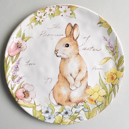 Bunny Patch Salad/Dessert Plate