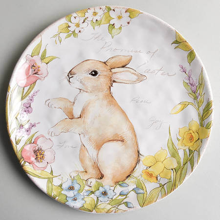 Bunny Patch 13" Chop Plate (Round Platter)