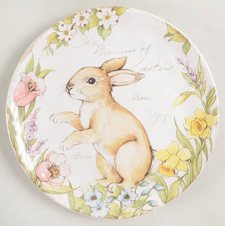 Bunny Patch Salad/Dessert Plate