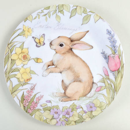 Bunny Patch Melamine Dinner Plate by Certified International