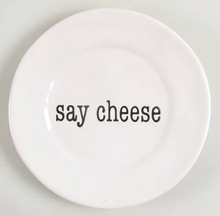 Just Words Canape Plate