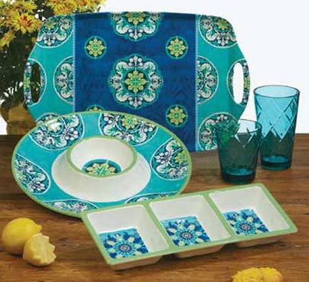 Granada (Melamine) 19" Handled Tray
