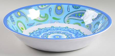 Boho (Melamine) 13" Round Serving Bowl
