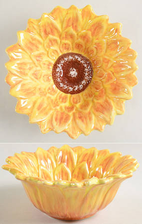 Sunflower Sunset Figural Individual Ice Cream Dish