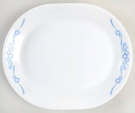 Cornflower 60th Anniversary 12" Oval Serving Platter