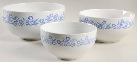 Cornflower 60th Anniversary (3 Piece) Mixing Bowl Set