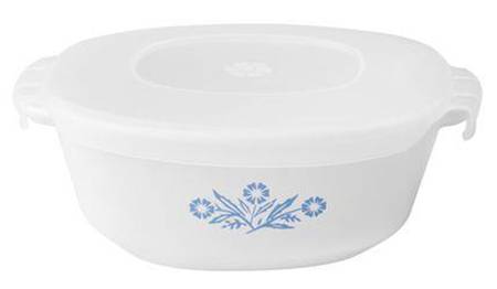 Cornflower 60th Anniversary Individual Baker & Plastic Lid