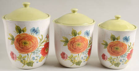 Country Fresh (3 Piece) Canister Set (Box Set)