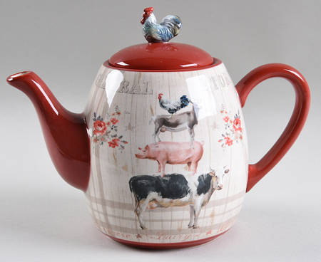 Farmhouse Teapot & Lid