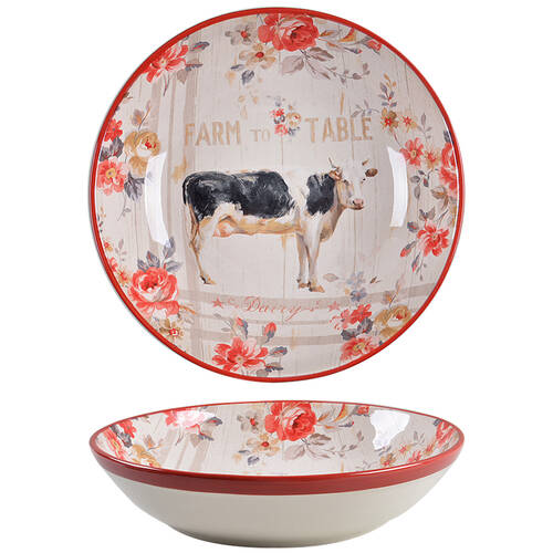 Farmhouse 13" Pasta Serving Bowl