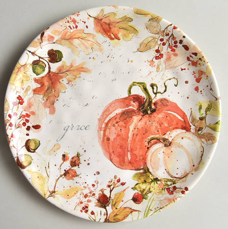 Harvest Splash Dessert Luncheon Plate