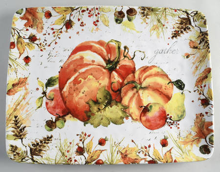 Harvest Splash 16" Rectangular Serving Platter