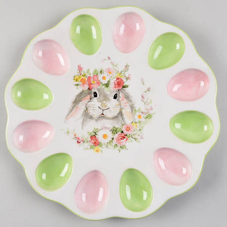 Sweet Bunny Deviled Egg Plate