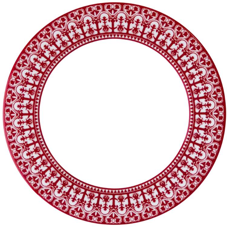 Casablanca Crimson Salad Plate