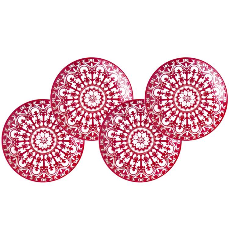 Casablanca Crimson Canape Plate